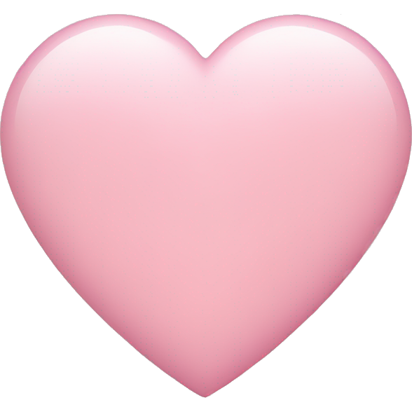 Light pink heart
