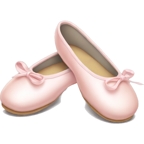 Pale pink ballet shoes