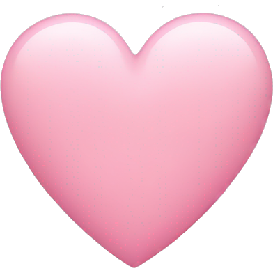 Pink pastel heart