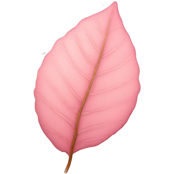 Autumn light pink leaf