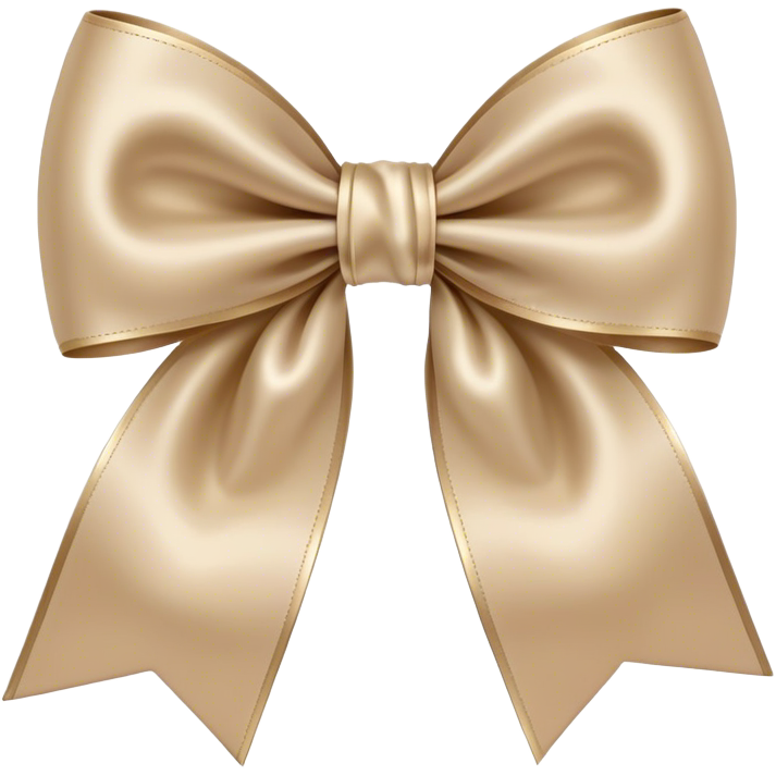 Beige bow
