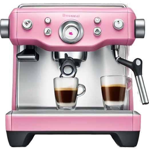 Espresso machine breville pink