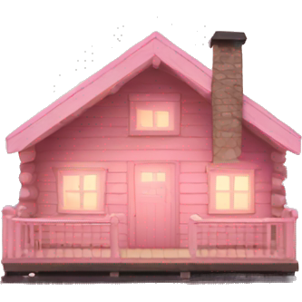Light pink cabin