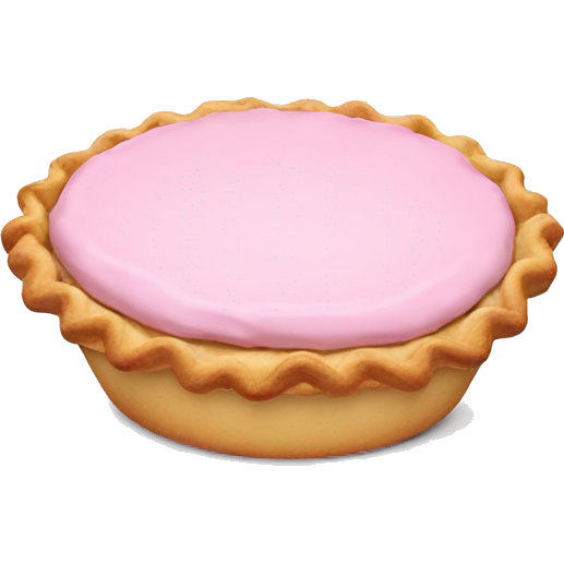 Light pink pie