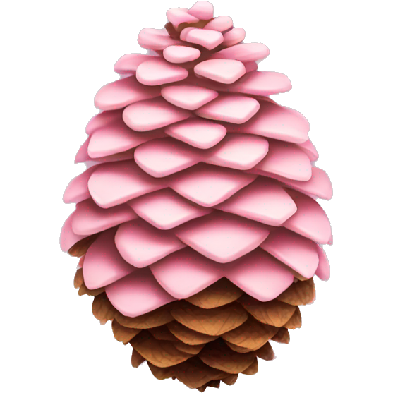Light pink pine cone