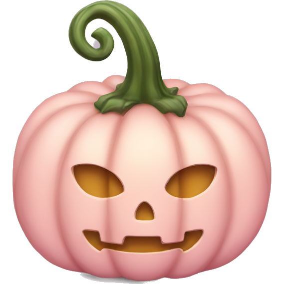 Light pink Pumpkin with a bow