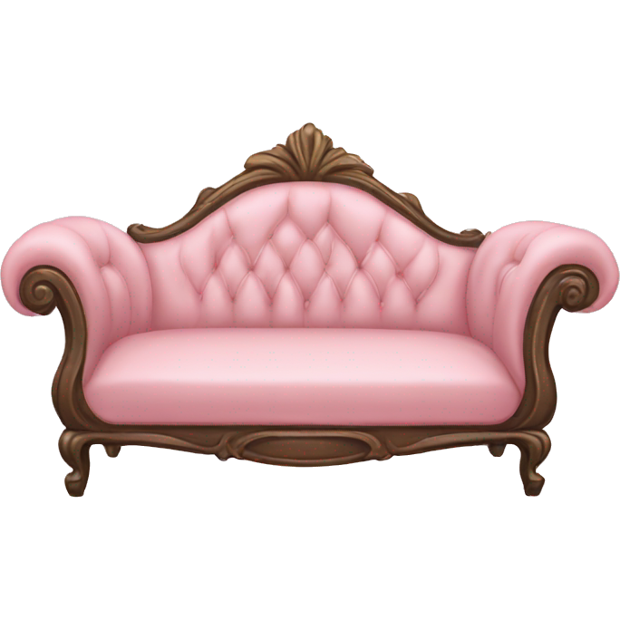 Light pink victorian sofa