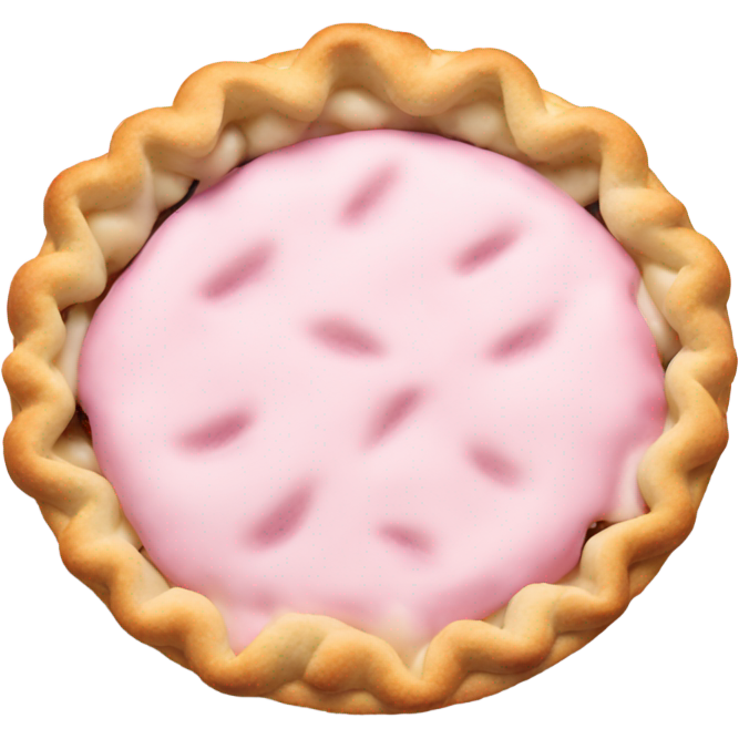 Pale pink pie