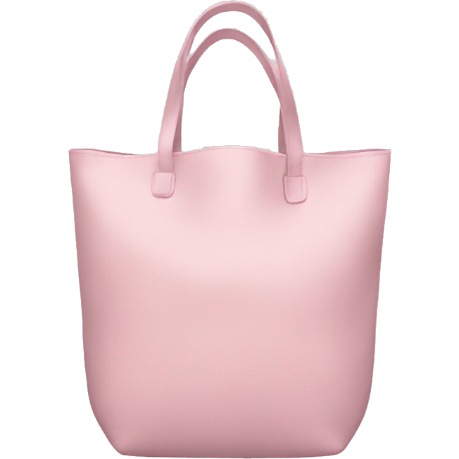 Pale pink tote bag