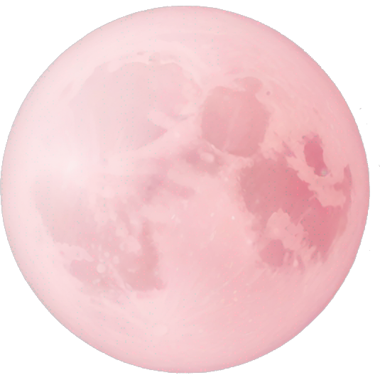 Pastel pink moon