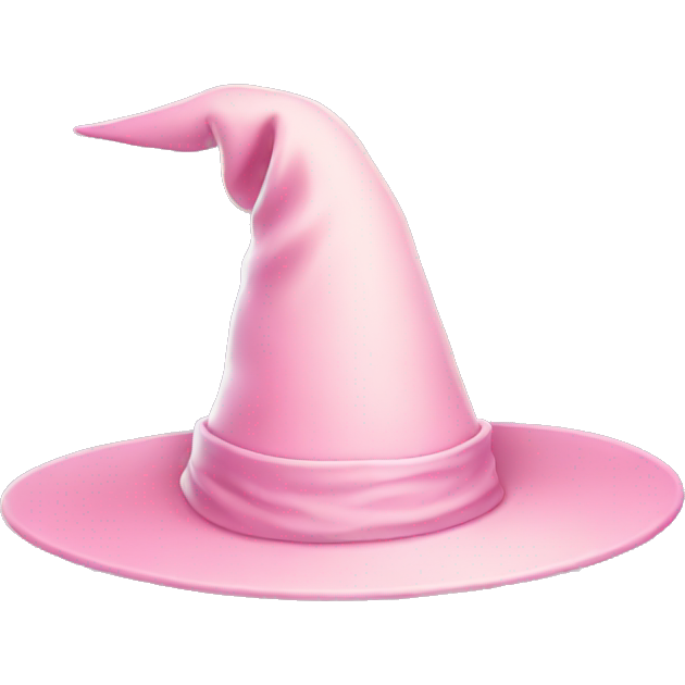 Pastel pink witch hat