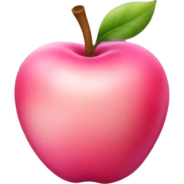 Pink apple