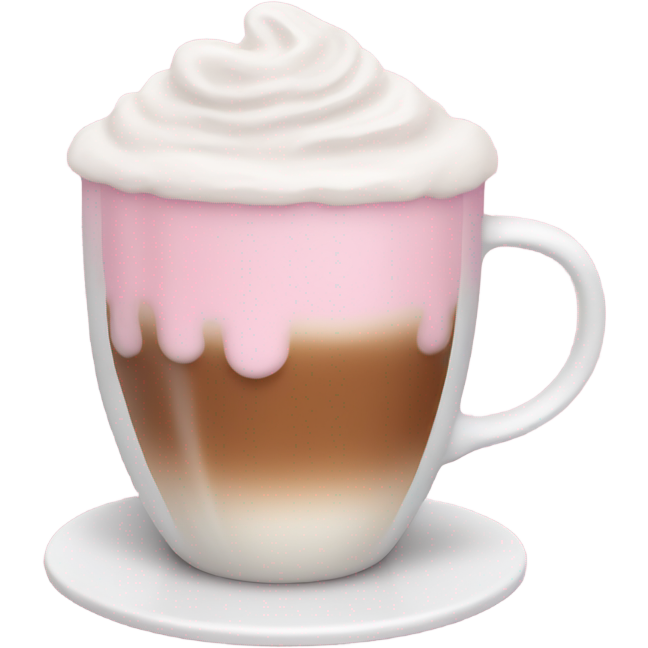 Pink coffee