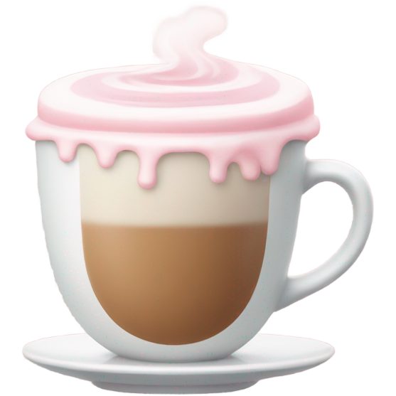 Pink coffee