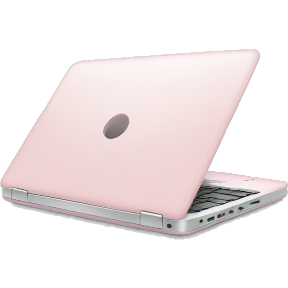 Light pink laptop