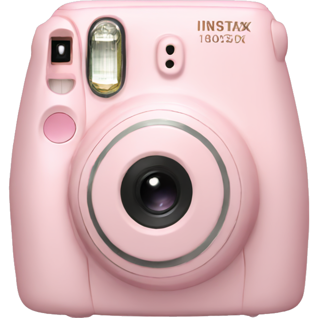 Light pink instax in bow