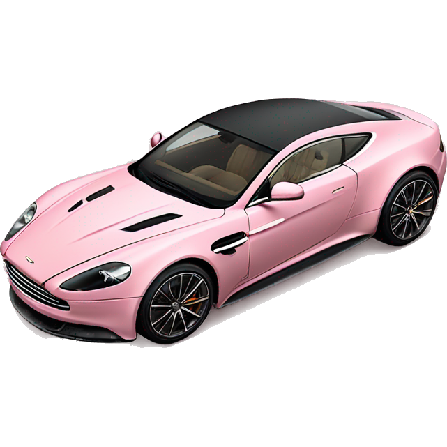 Pastel Pink Aston Martin