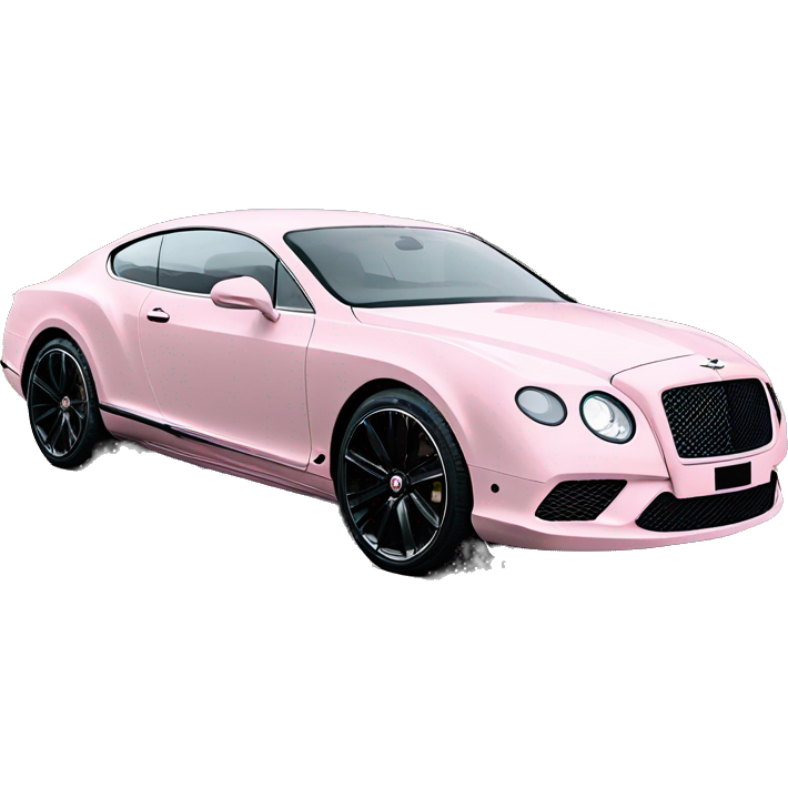 Pastel Pink Bentley Continental