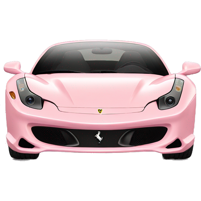 Pastel Pink Ferrari