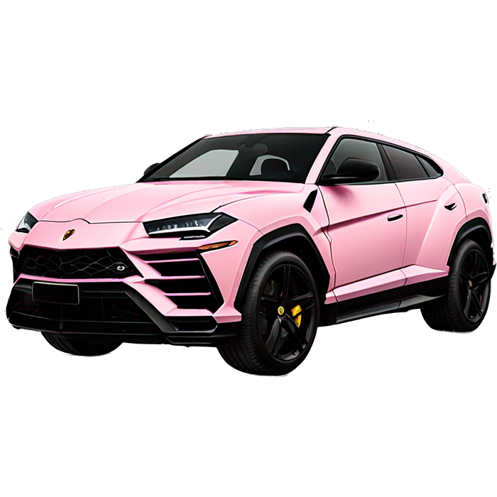 Pastel pink Lamborghini Urus S