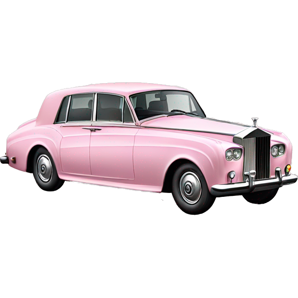 Pastel Pink Rolls Royce