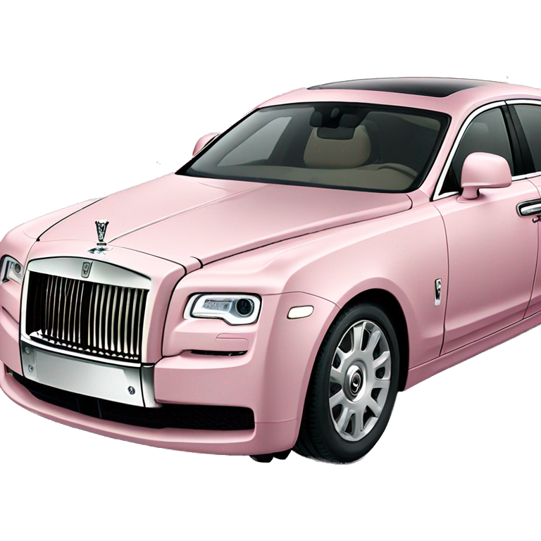 Pastel Pink Rolls Royce Ghost