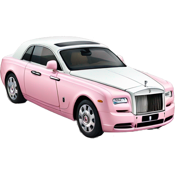 Pastel pink Rolls Royce