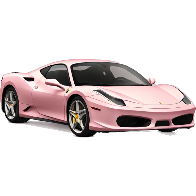 Small light pink ferrari
