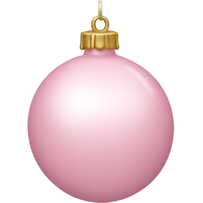 Light pink ornament