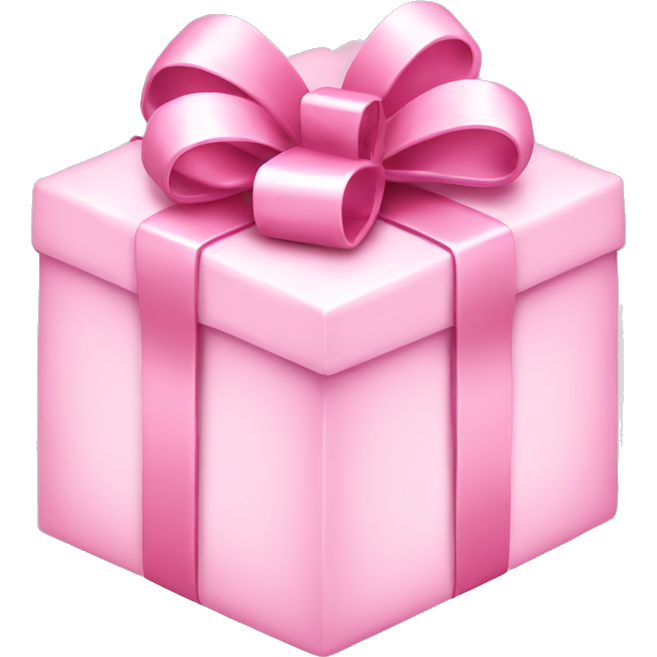 Pastel pink gift