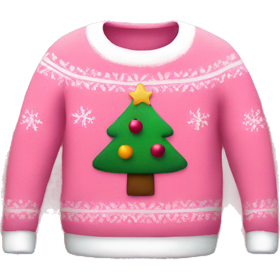 Pink xmas sweater