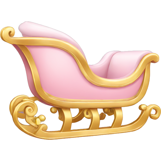Light pink sleigh
