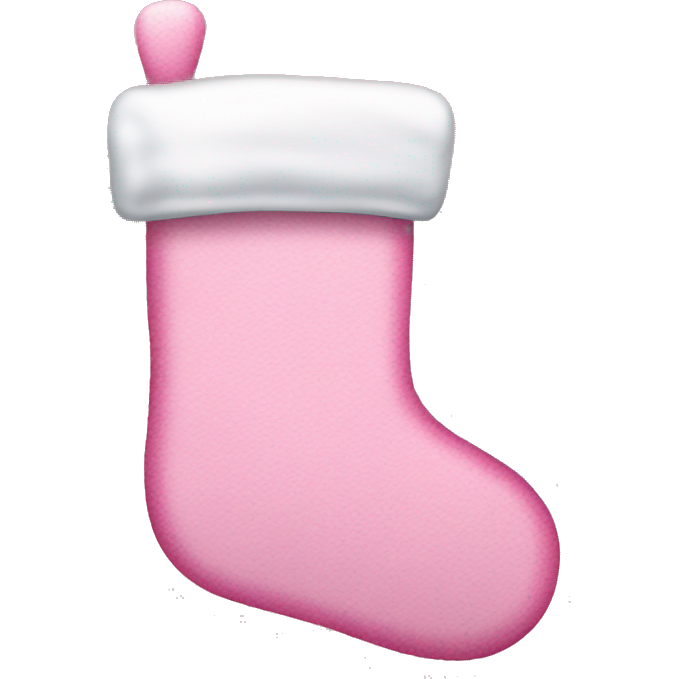 Pink Christmas stocking
