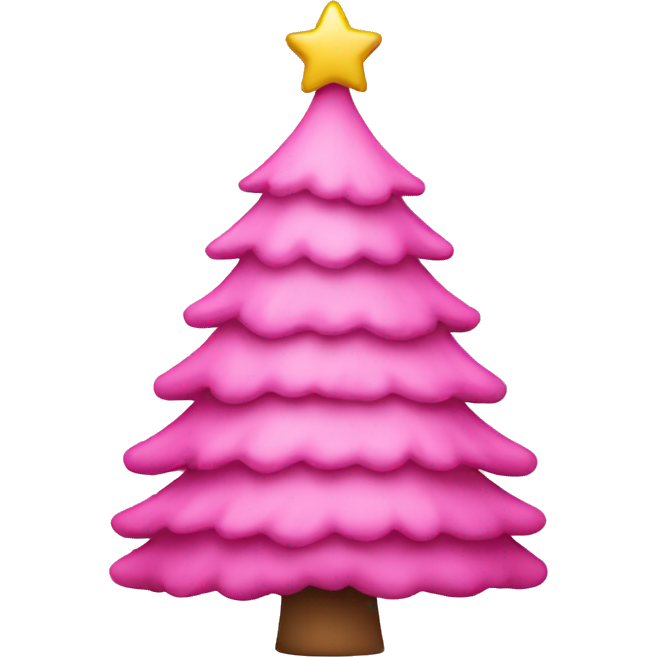 Pink Christmas tree