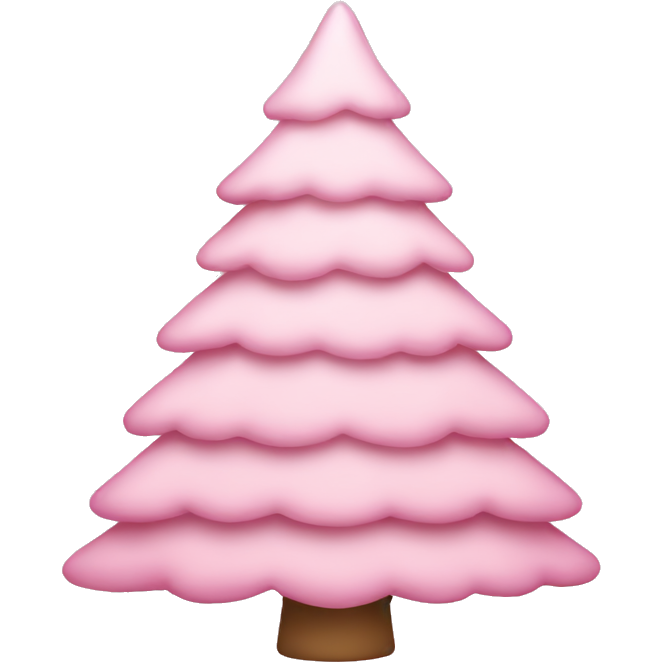 Light Pink Christmas tree
