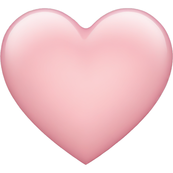 Light pink heart