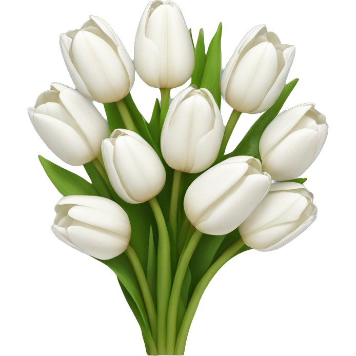White tulip bouquet