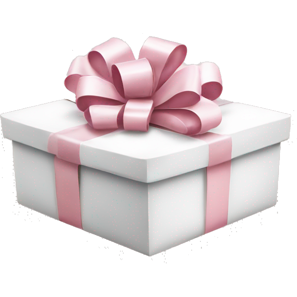 Light pink Christmas gifts under a white Christmas tree