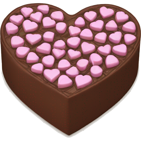Heart chocolate box