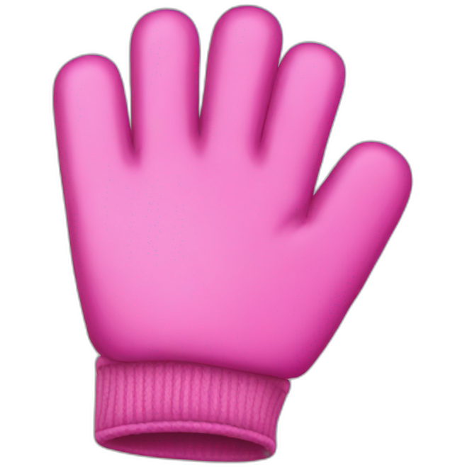 Pink gloves