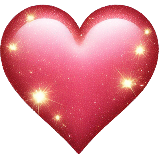 Heart with sparkles