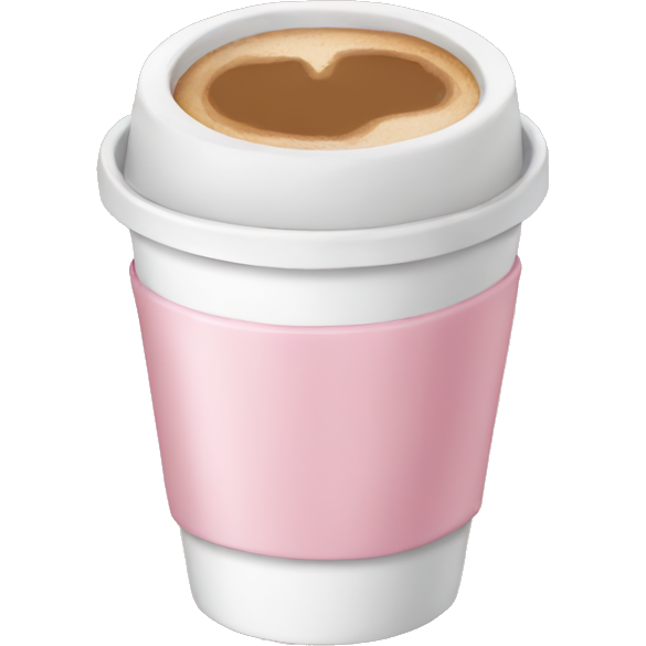 Light pink coffee