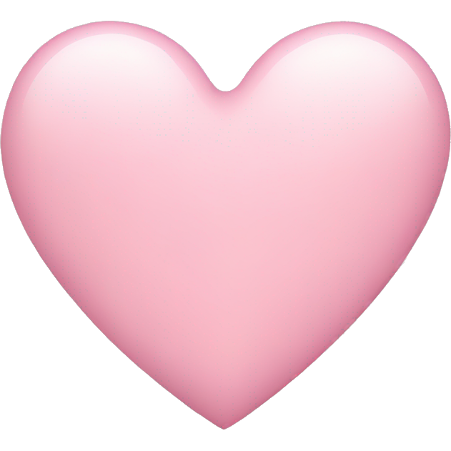 Light pink heart