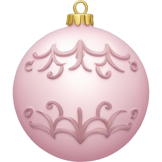 Light pink ornament