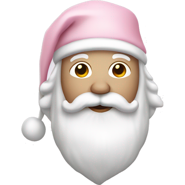 Light Pink Santa with white skin