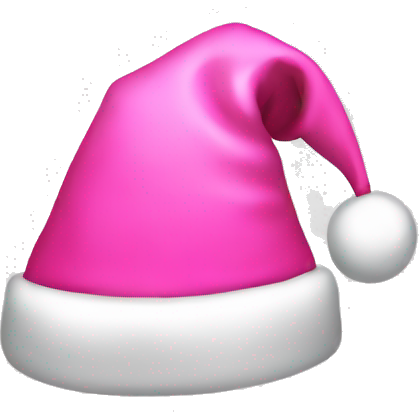 Pink christmas hat