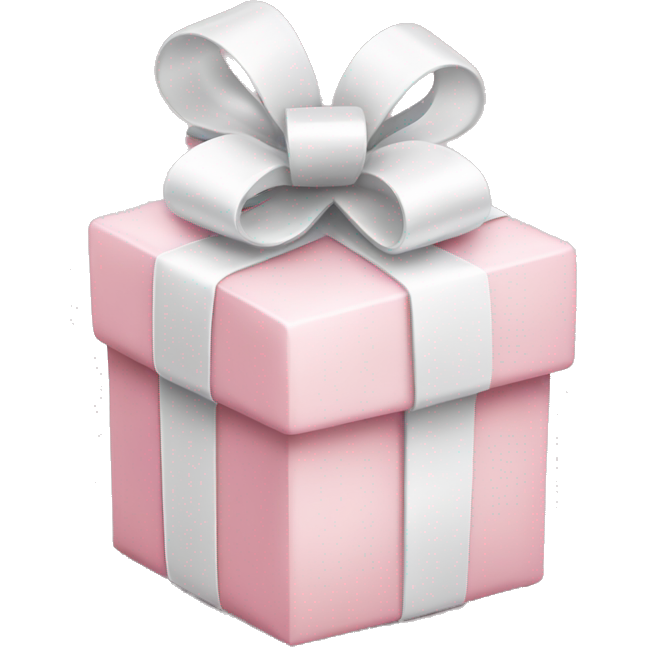 Light pink Christmas gifts under a white Christmas tree
