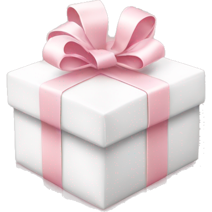 Light pink Christmas gifts under a white Christmas tree