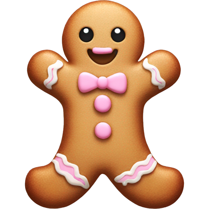 Light pink gingerbread man