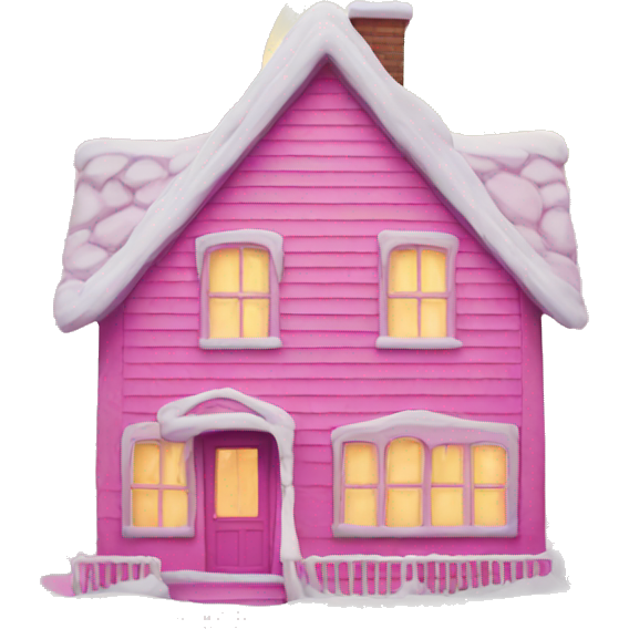 Chrismas pink house